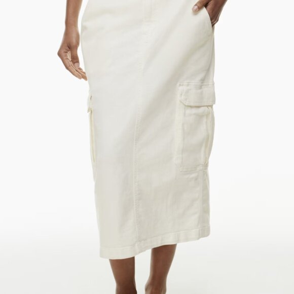 Aritzia TNA Cream Cargo Skirt | Y2K Utility Style | Size 8 - Picture 2 of 6
